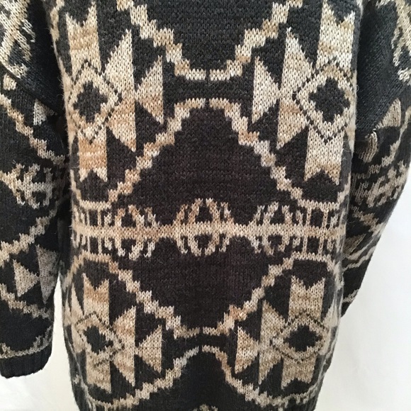 🆕NWOT Tribal Jacquard Overpiece Open Cardigan - Picture 12 of 16